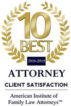 10 Best | 2016-2019 | Attorney | Client Satisfaction | American Institute of Family Law Attorneys