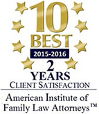10 Best 2015-2016 Client Satisfaction | American Institute of Family Law Attorneys™