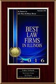 As Published for U.S. News and World Report | Best Law Firms in Illinois | 2016