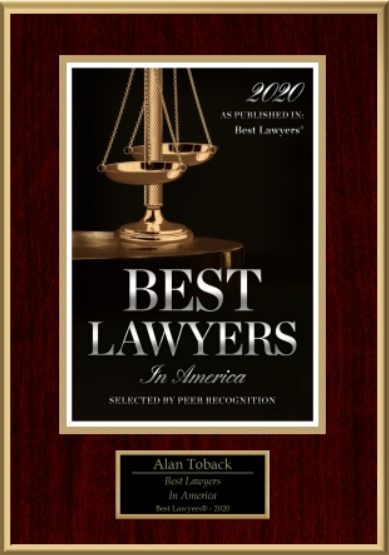 2020 As published in Best Lawyers | Best Lawyers In America Selected By Peer Recognition | Alan Toback | Best Lawyers In America Best Lawyers 2020