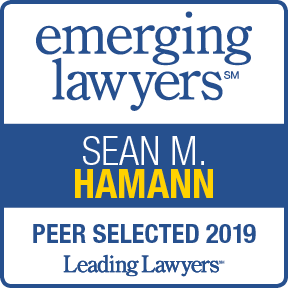 Emerging lawyers Sean M. Hamann | Peer Selected 2019 Leading Lawyers